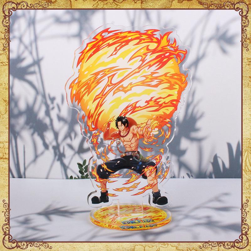 Anime One Piece Luffy Charlotte Linlin Edward Newgate Donquixote Doflamingo Kuzan Jinbe Acrylic Stand Figures Toys Decoration