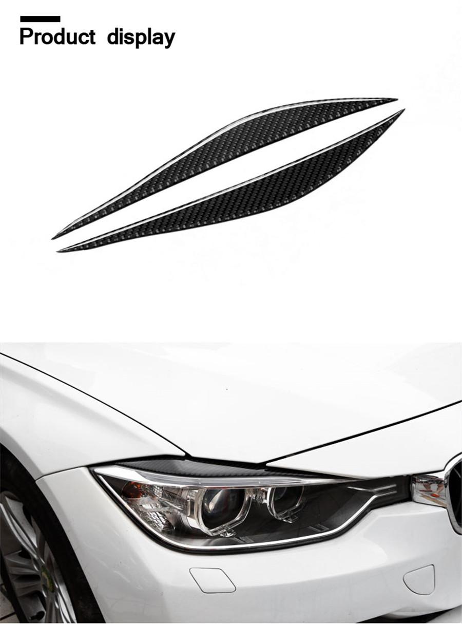 Накладки на фары из углеродного волокна для BMW F30