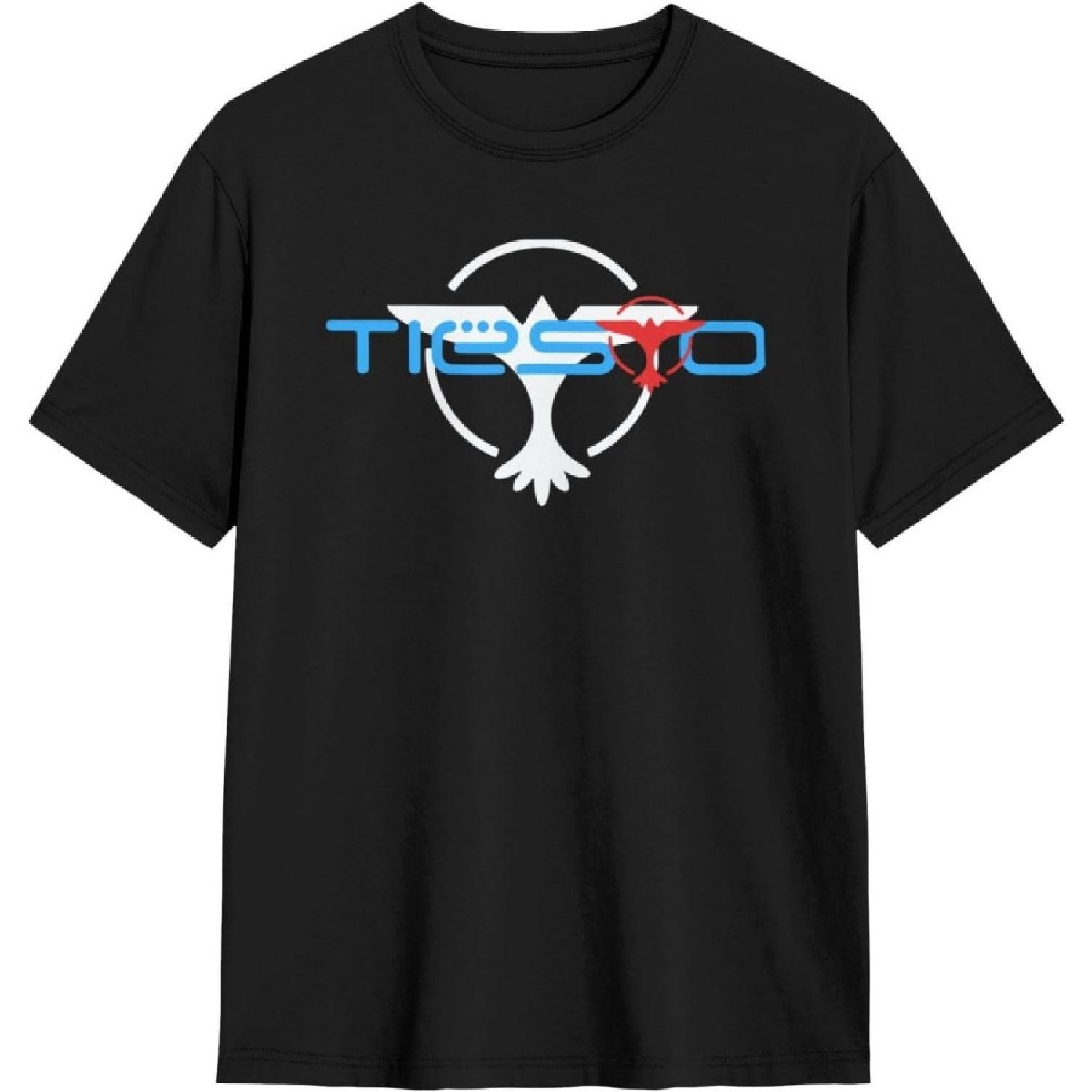 JOISOMI Short Sleeve T-Shirt Tiësto DJ Casual Shirts Crew Neck T-Shirt Athletic Shirts S