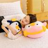 25/40CM Niedlicher Pinguin Stofftier Plüschkissen Weich Kawaii Squishy Anime Plüschtier Umarmendes Körperkissen Überraschungsgeschenke für Jungen Mädchen Kinder