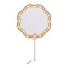 Thick Xuan Paper Hollowed Round Fan: High-Grade Double-Sided Blank Ancient-Style for French Painting & Calligraphy