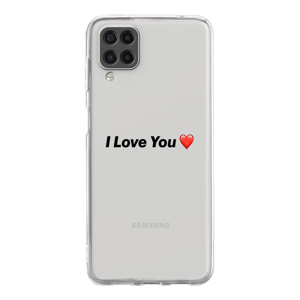 Phone Case For Samsung A13 A33 A35 A55 A73 A53 A23 A51 A71 A21S A12 A31 A41 A05s A03S A15 A25 A32 5G Cover I Love you Pink Heart
