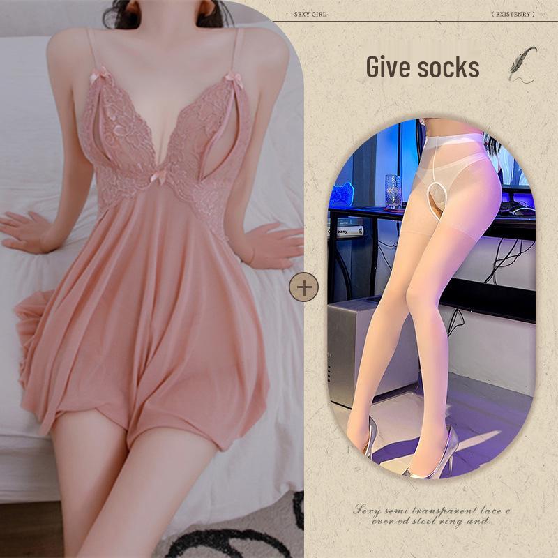 Pure Desire Women's Sensual Style Strappy Nightgown 2025 - Sexy New Pajama Set for Couples
