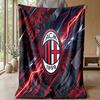 AC Milan Theme blanket Soft Flannel Blanket Plush Throw Blanket Cozy Sofa Bed Blanket for Home Decor