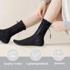 Womens Crew Ruffle Socks Cute Frilly Casual Socks Ribbon Bow Knit Cotton Lettuce Adorable Socks 3 Pack