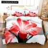Elegant Flowers Bedding Set Duvet Cover Set 3d Bedding Digital Printing Queen Size Polyester Bedding Set Fashion Design Colorful