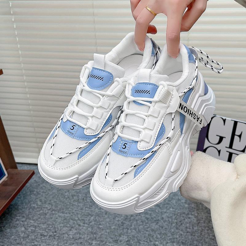 Women's Platform Breathable Sports Shoes Spring Summer Campus Student Non Slip Running Sneakers Outdoor Tennis Basketball Shoes