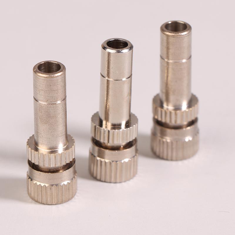 5Pcs 6Mm Quick Connect Mist Sprayer Atomizing Misting Nozzle Garden Water Irrigation Sprinkler For Misting Cooling System