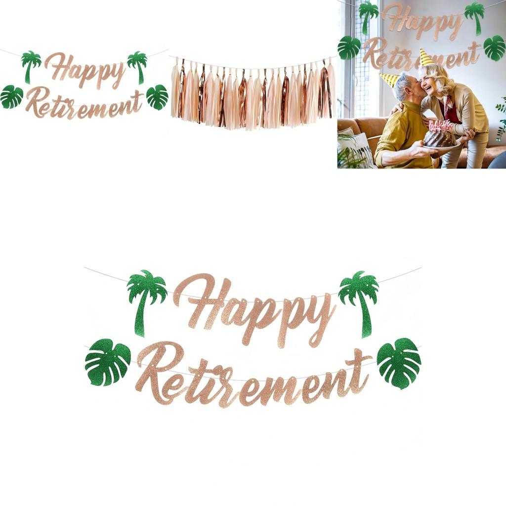Retirement Party Banners For Summer Celebration And Venue Decor