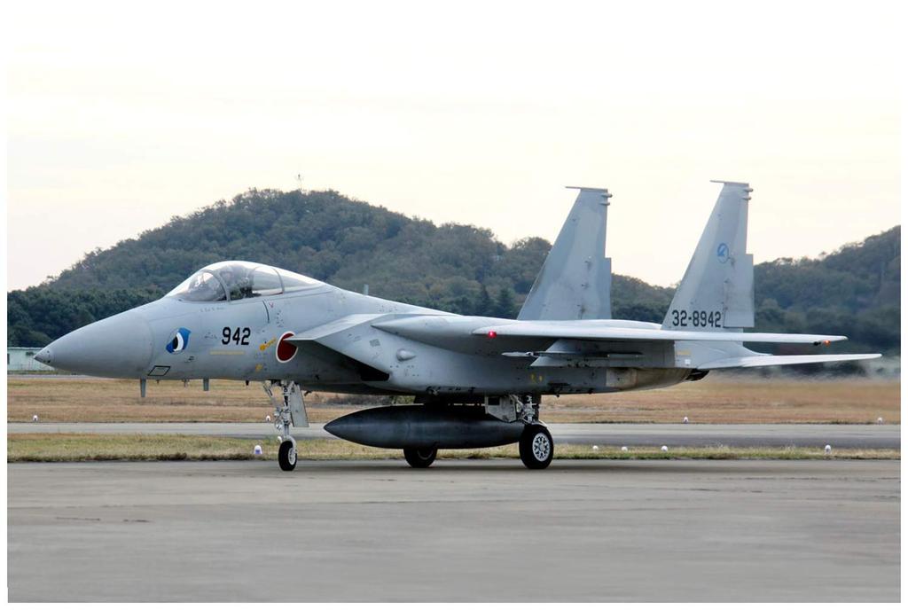 PLATZ Hisone und Masotan Luftselbstverteidigungsstreitkräfte F-15J Masotan F Form Gifu Luftwaffenstützpunkt Luftshow 2018 Sonderbemalung 1/72 Maßstab Kunststoffmodell HMK-1SP