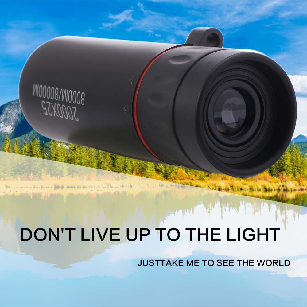 Durable Portable Phone Telescope 2000X25 Magnification Mobile Phone Telescope  Bird-watching