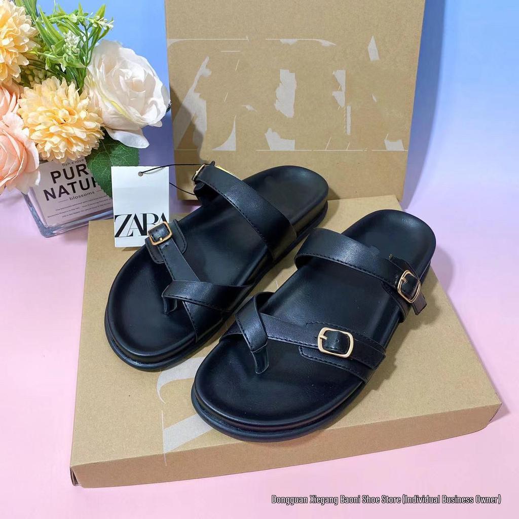 2025 Spring/Summer Non-Slip Breathable Flat Sandals - Versatile, Comfortable African Style Women's Shoes
