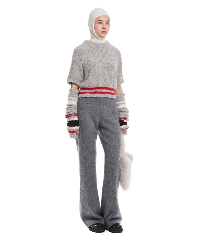 TRUNK PROJECT Gray Brushed Pants
