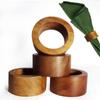 3PCS Fashion Napkin Buckle Versatile Table Napkin Holder Creative Wooden Napkin Rings  Party