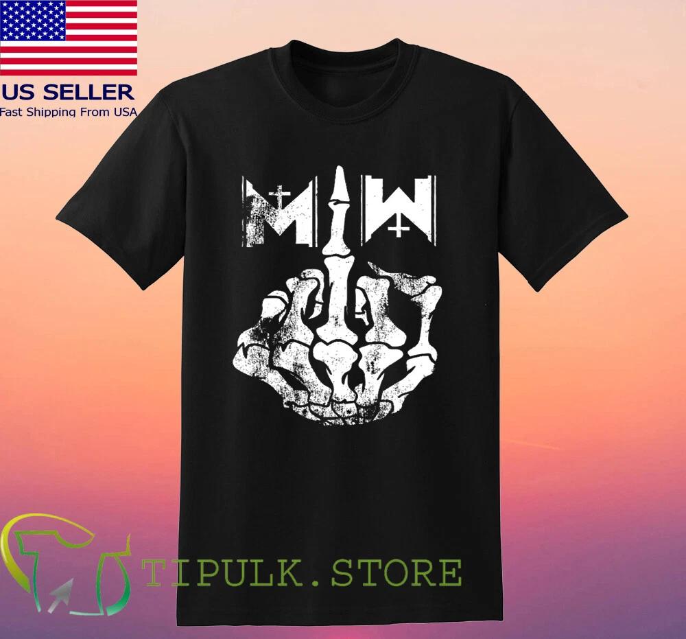 Motionless In White Skull Fingers Men s Black Size S-5XL XL