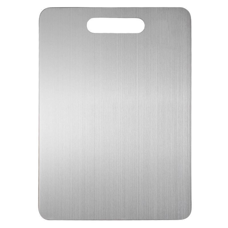23X34cm Thickening Anti-mold Cutting Board Non Slip Double-Sided Easy To Clear Stainless Steel Metal Cutting Board for Kitchen
