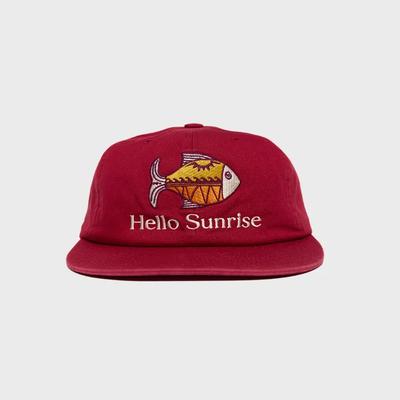 HS Ethnic Fish 6Panel Cap_Red