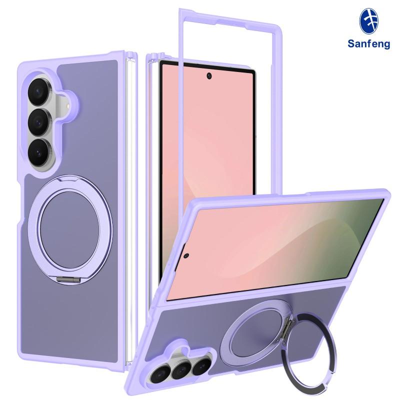Suitable Fold7 Phone Case Drop Resistance 360 Rotary Car Magnetic Flip7 Folding Screen Bracket Protective Sleeve