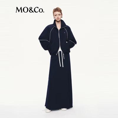 MO&Co. A-Line Cotton Long Skirt