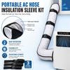 Elastic Buckle AC Hose Insulation Sleeve Portable Exhaust Hose Cover  Indoor Cooling