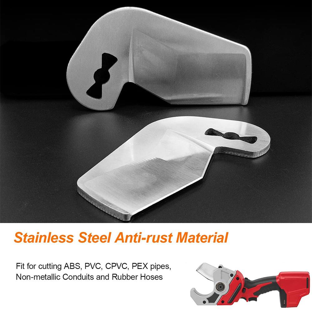 2Pcs Stainless Steel Shear Blades 48-44-0405 For Cutting ABS PVC CPVC PEX Pipes