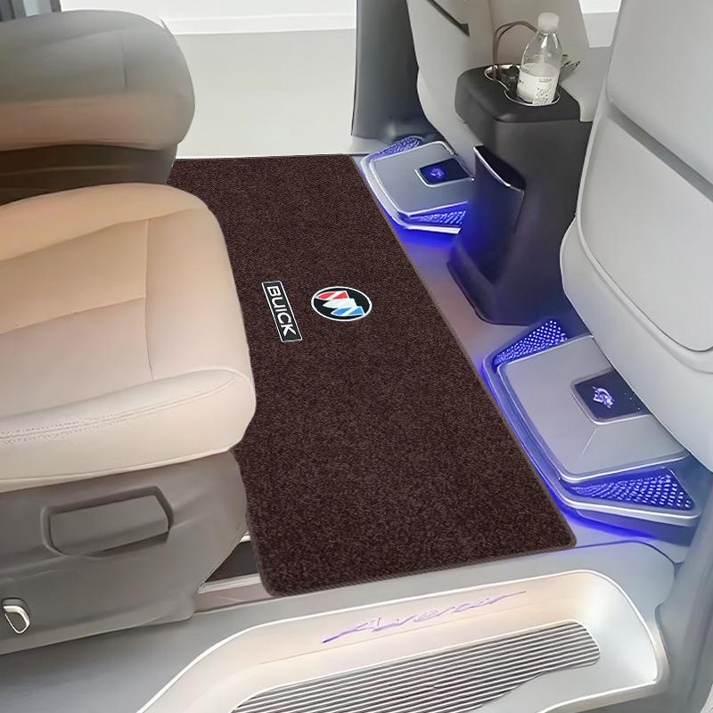 Buick GL8 Land Shang Middle Row Carpet Floor Mats - Custom Interior Wooden Foot Pads