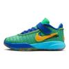 Nike LeBron 20 PS Kaleidoscope Kids Sneakers Green Electric-Algae Game-Royal DV3023-300