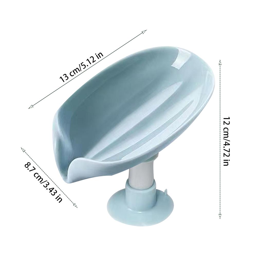 Soap Holder Drain Hole Design Non-slip Base Soap Dish Soap Tray Suitable for Home Travel Gym Bathroom Decoration