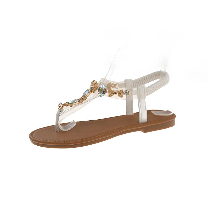 Fashion Summer New Slippers Pvc Transparent Woman 2025 Party Flip Flops Luxury Crystal Women Flats Sandals Bow Fashion Clip Toe Shoes