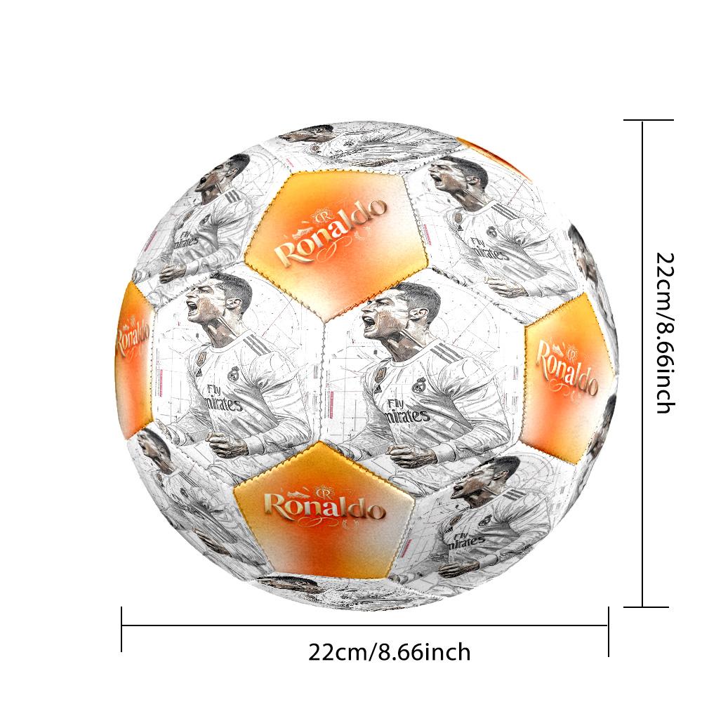 Ronaldo's Dybala's Number Jersey Size 5 Soccer Ball Machine-Stitched Indoor/Outdoor Training and Matches Ideal for Soccer Enthusiasts