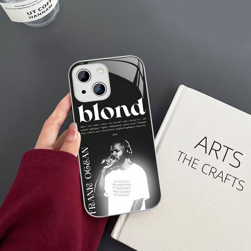 Frank Blonde Oceans Tempered Glass For Iphone 14 13 12 11 Pro Mini XS MAX 14Plus X XS XR Cover