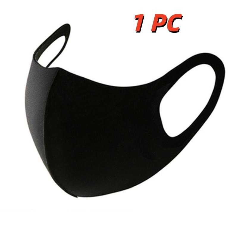 

Fashion Solid Earloop Mask Spring Dustproof Washable Reusable Face Mask Unisex Outdoor Travel Breathable Mask