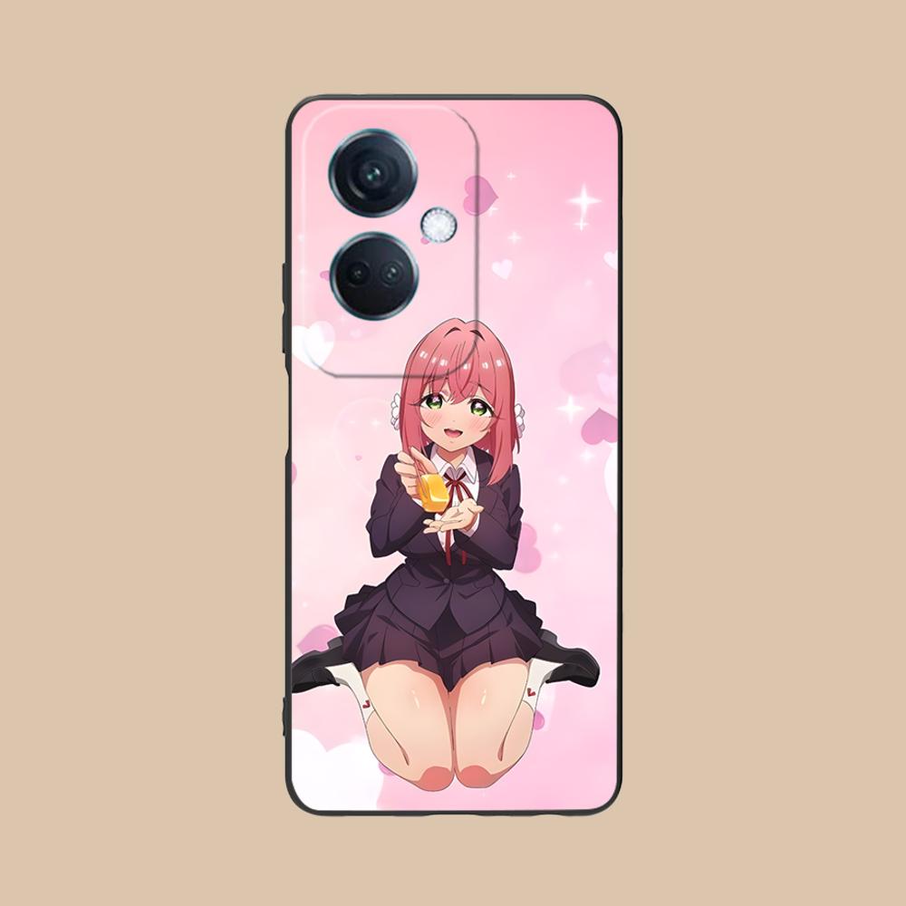 Anime Hakari Hanazono Matte TPU Mobile Phone Case for OPPO Reno 14 13 12 11 10 9 8 7 6 5 F T Pro 5G Colorful Printing Cover