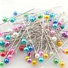 100pcs/pack Kintted Pearl Light Locating Pins Patchwork Sewing Pins Positioning Needle Sewing Tools
