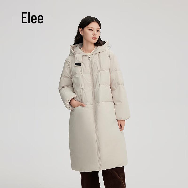 Arofly Women's Long Duck Down Jacket with Versatile Collar