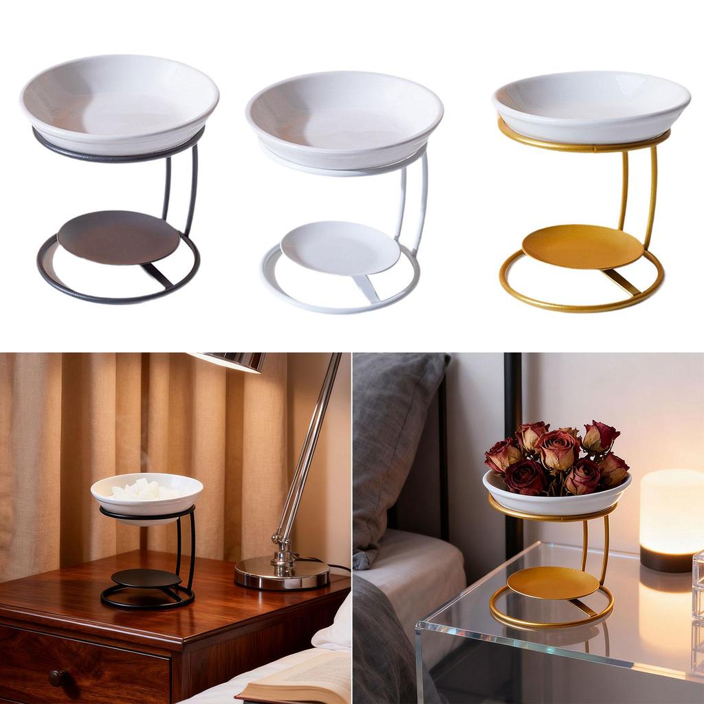 Ceramic Oil Burner Scented Wax Melt Burner for Office SPA Bedroom