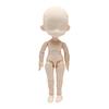 1:12 Flexible Joint Doll Body Model PP Figure Rotatable Nude DIY