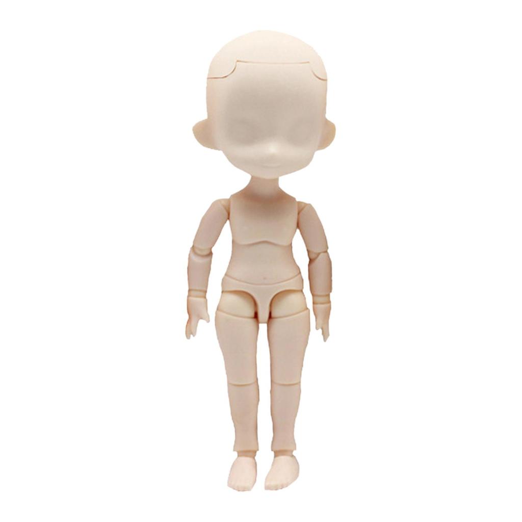 1:12 Flexible Joint Doll Body Model PP Figure Rotatable Nude DIY