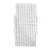 Grigliato da Giardino Espandibile 70 x 12 Pollici Pannello a Rete in Plastica per Piante Rampicanti Vite Edera Rosa Cetrioli Clematide Giardino Esterno
