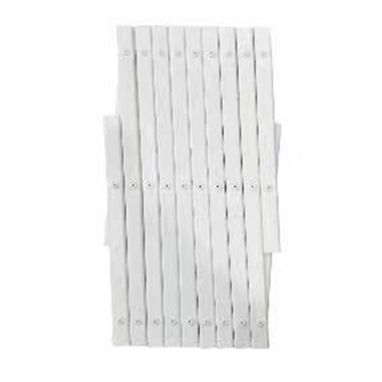 Grigliato da Giardino Espandibile 70 x 12 Pollici Pannello a Rete in Plastica per Piante Rampicanti Vite Edera Rosa Cetrioli Clematide Giardino Esterno