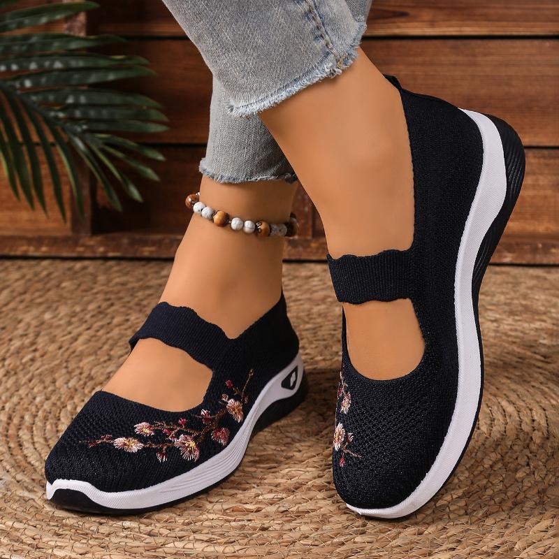 Women's Casual Sneakers Breathable Low-Top Shoes Comfort Non-slip Cloth Shoes