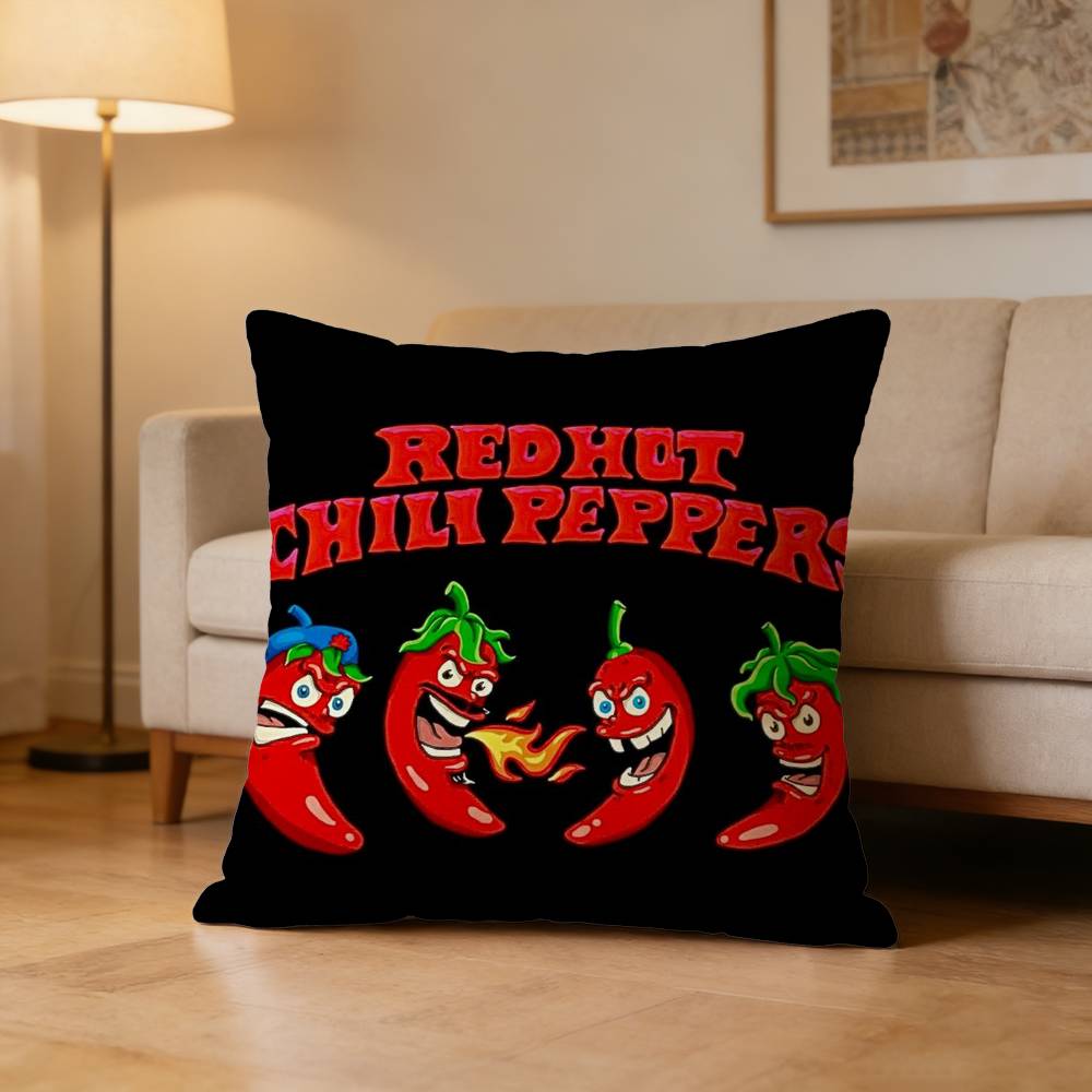 R-Red Hot Chili Peppers Band Pillow Case Cushion Cover Throw Pillow Case For Car Sofa