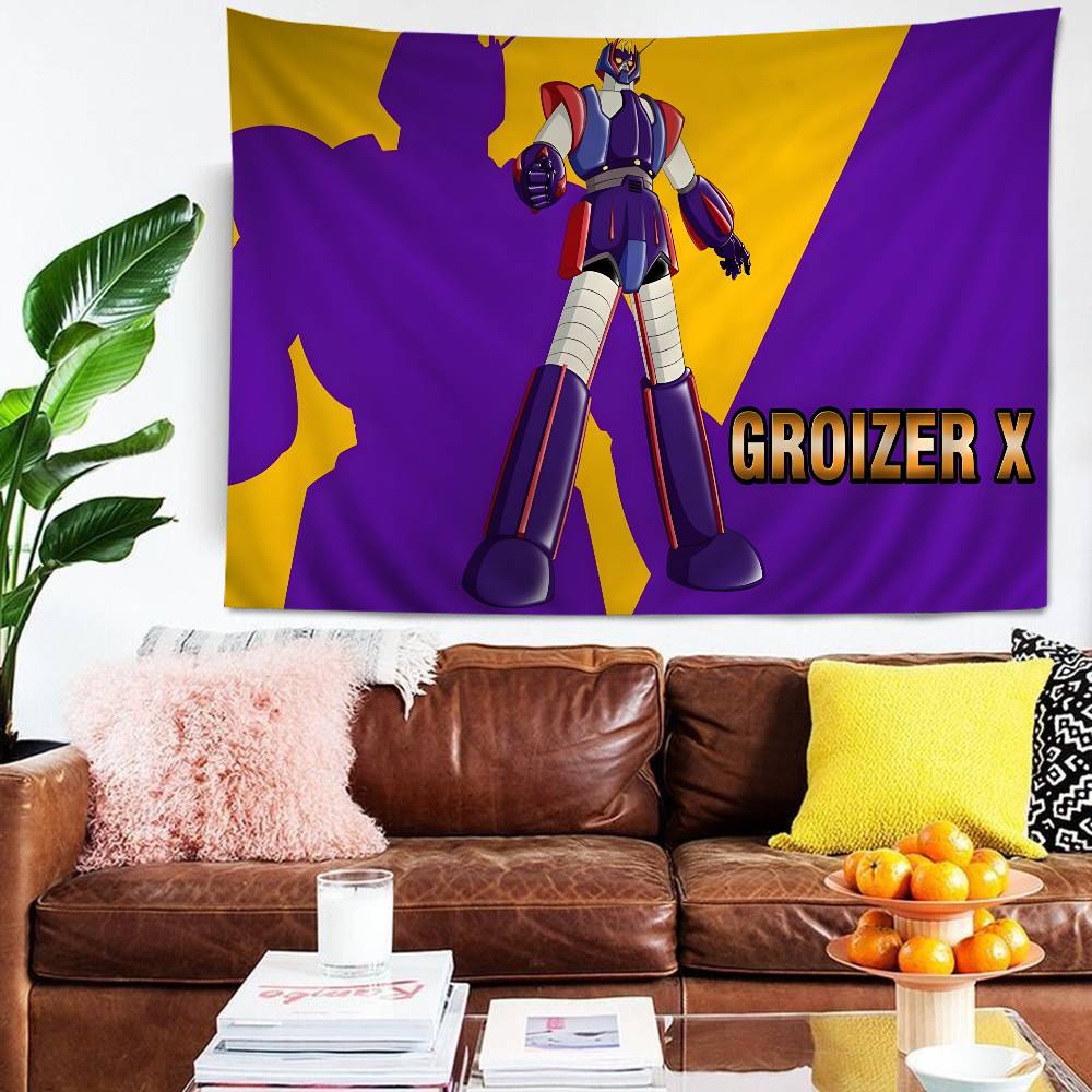UFO ROBO GRENDIZER GOLDORAK Cartoon Tapestry Home Decoration Hippie Bohemian Decoration Divination Home Decor