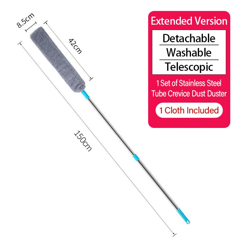 Retractable Duster Telescopic Cleaning Stick For Home Blinds Dust Removal Household Cleaning Tools Magic Duster
