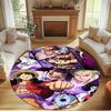 One Piece Print Round Rug, Washable Floor Carpet, For Entryway Dorm Laundry Room Office Study, Home Decor Birthday Christmas Gift