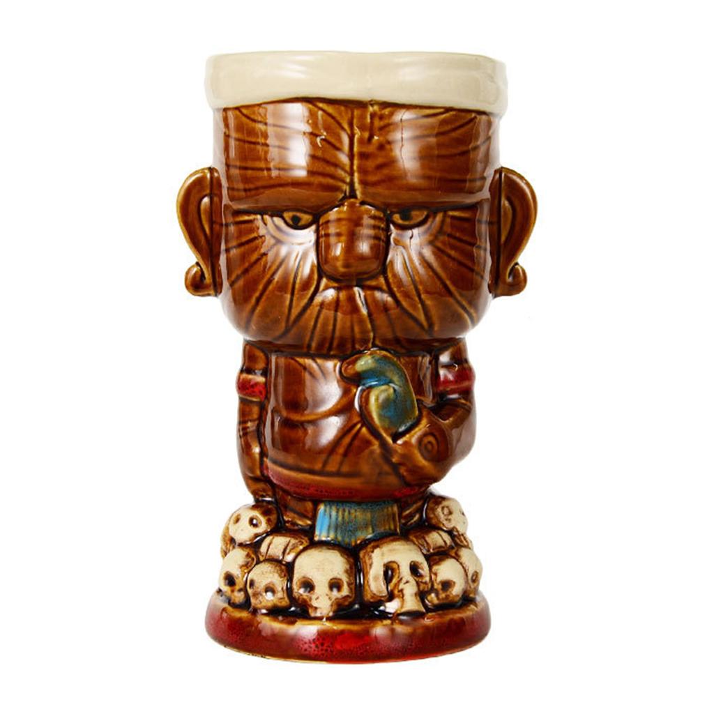 Hawaiianische Cocktailbecher Kreativer Stil Keramiktasse Biergetränk Tiki-Tasse Weinglas Barwerkzeuge Hausbar Party Trinkgeschirr Becher