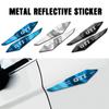 fgg72Pcs Car Body Side Fender Rear Trunk Reflective Mirror Metal Sticker Auto Valve for Volkswagen VW GTI R Line  VISJ6