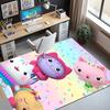 Gabby's Dollhouse Pattern Rug, Indoor/Outdoor Mat, for Picnic, Gameroom, Bedroom, Office, Living Room, Home Decor Carpet, Birthday Gift