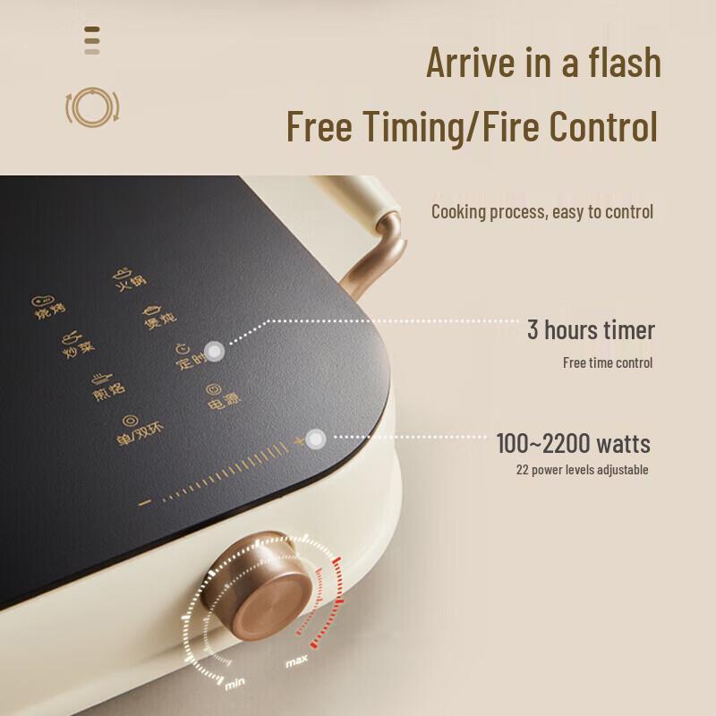 BEAR Multi-functional Ceramic Cooktop CN Plug (adapter Included)