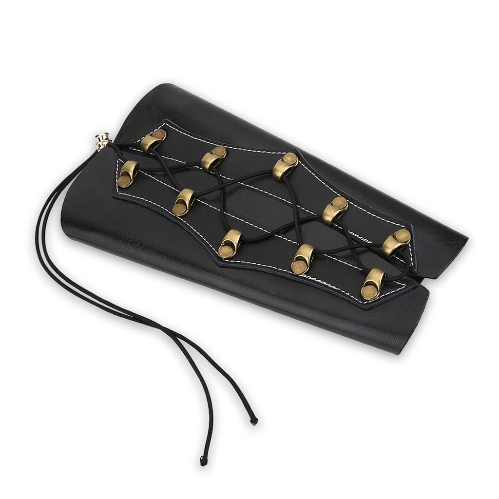 Archery Arm Guard   Tackle Accessory for Hunting Shooting(Black)